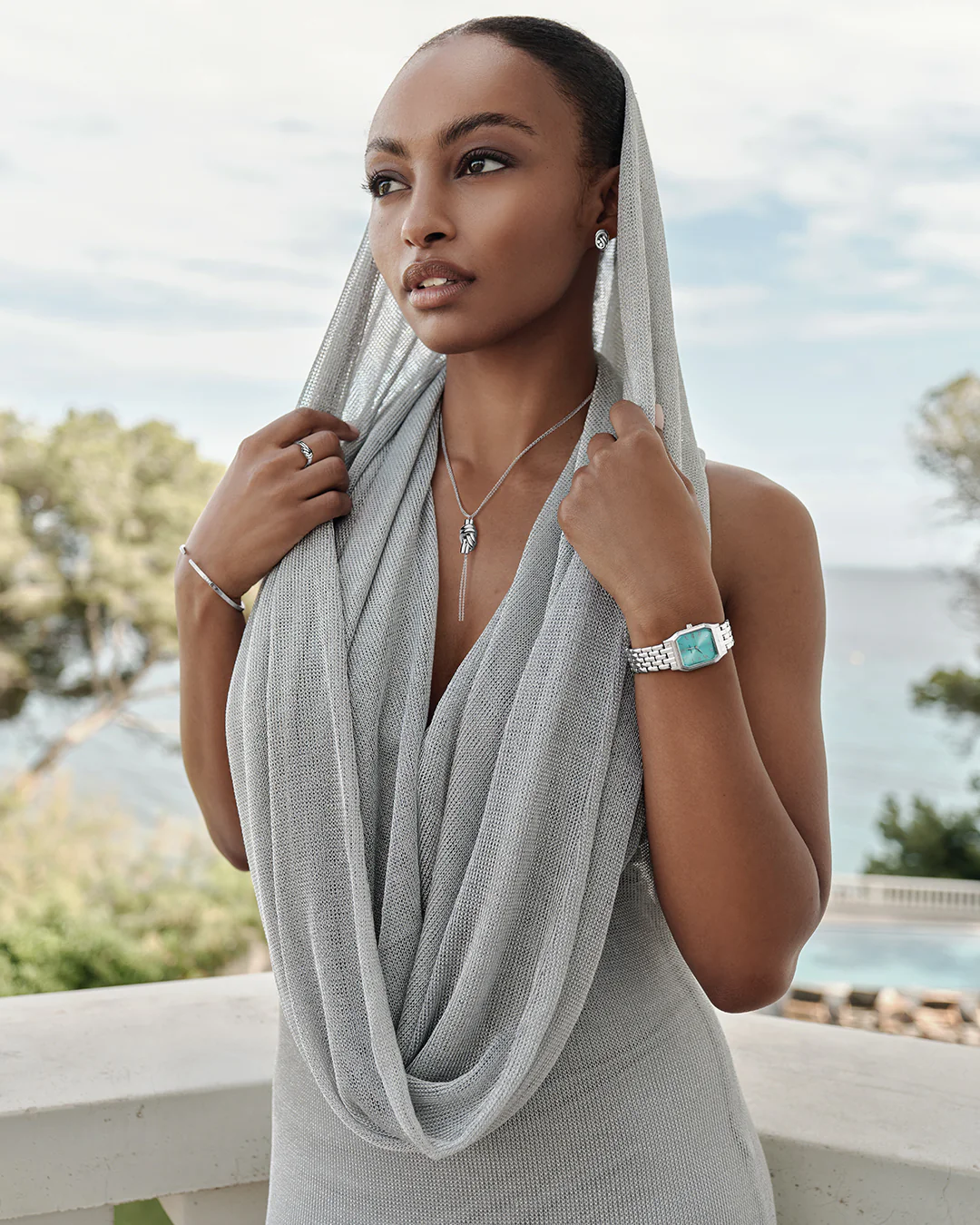 Dual Knot Earrings Polished - Image 5