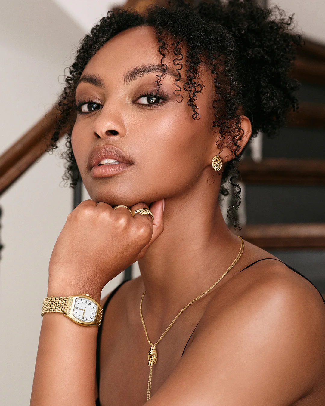 Dual Knot Necklace Polished - Image 4